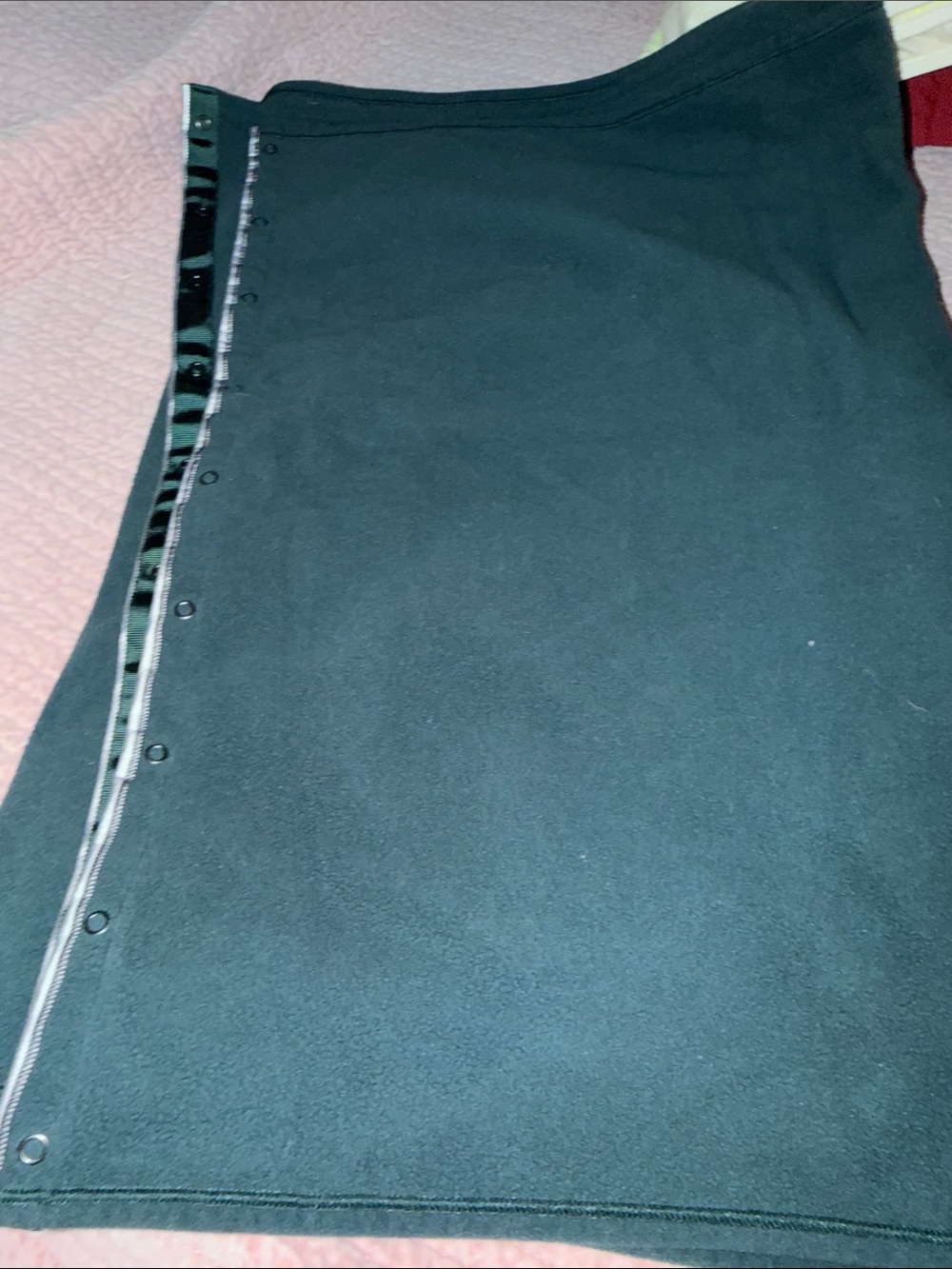 lululemon athletica Black Side-Snap Wrap Skirt